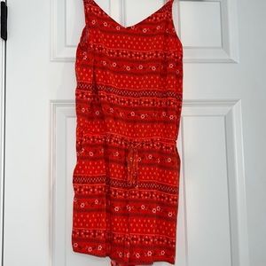 Old Navy orange romper size small!